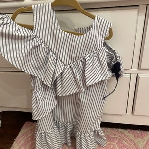 Habitual girl navy and white dress  from Bloomingdales